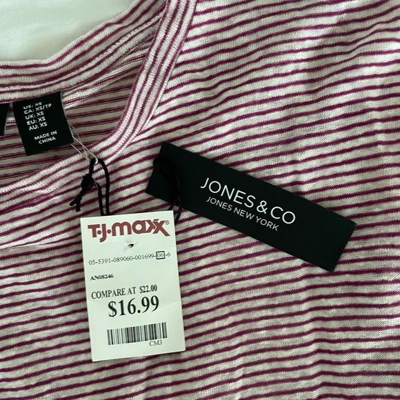 Striped Loose T Shirt - Picture 2 of 3